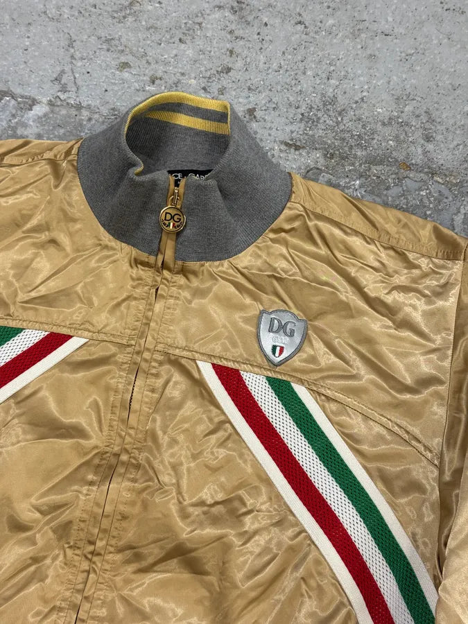 2000s Dolce & Gabbana Gold Sport Tracksuit Jacket DxuXvYx 5