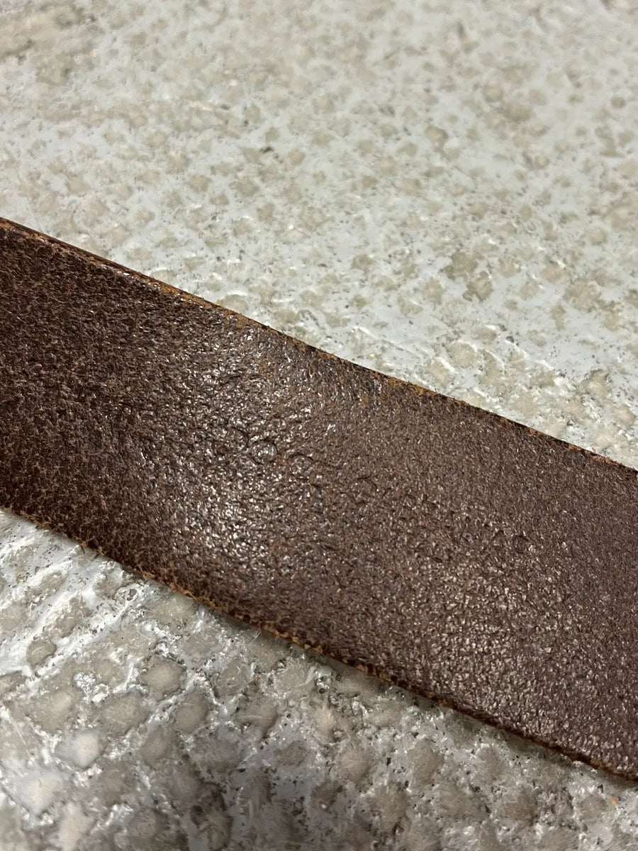 2000s Dolce & Gabbana Golden Angels Buckcle Leather Belt (OS) 8