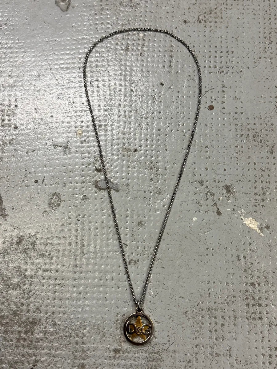 2000s Dolce & Gabbana Golden Star Necklace xqcVBZg 0