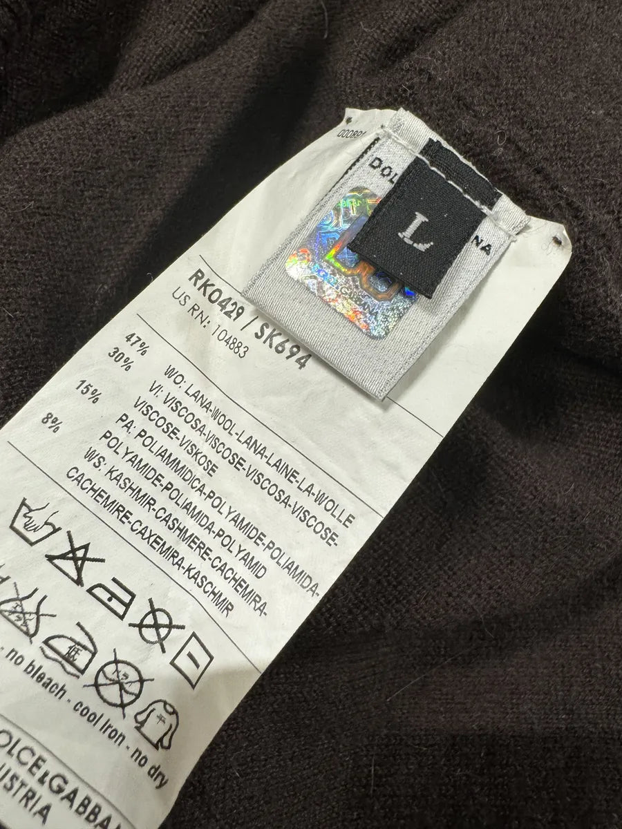 2000s Dolce & Gabbana Gradient Striped Purple & Brown Sweater nyNJCPd 6