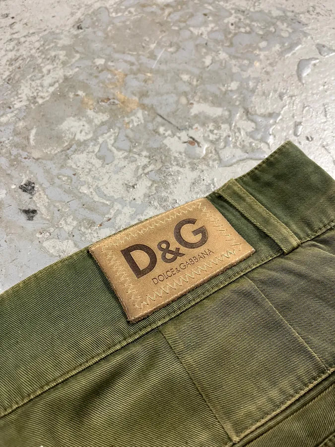 2000s Dolce & Gabbana Green Beach Babes Cozy Large Shorts (M) RhRtUfC 10