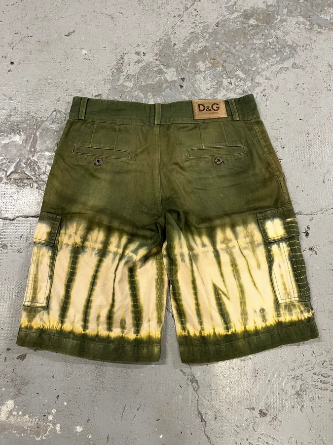 2000s Dolce & Gabbana Green Beach Babes Cozy Large Shorts (M) RhRtUfC 8