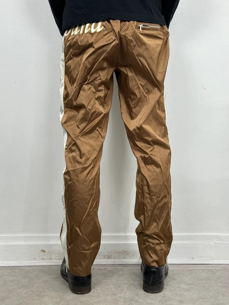 AW2005 Dolce & Gabbana Green Nylon Boxing Track Pants ibiZmhM 2