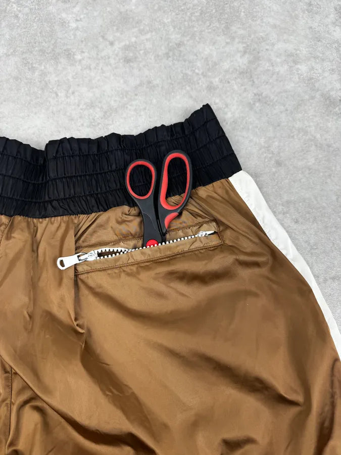 AW2005 Dolce & Gabbana Green Nylon Boxing Track Pants ibiZmhM 8