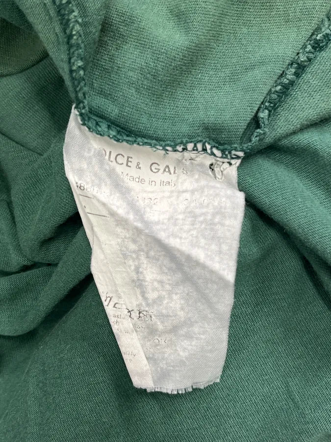 2000s Dolce & Gabbana Green Butterfly T-Shirt PmhETzX 7