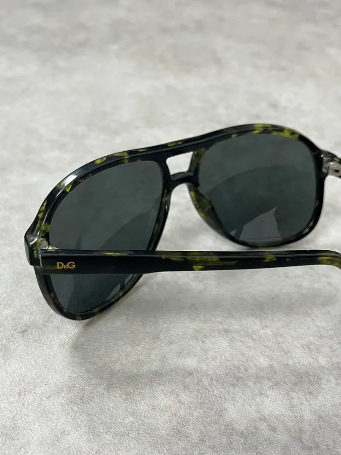 2000s Dolce & Gabbana Green Sunglasses haVvgrG 5
