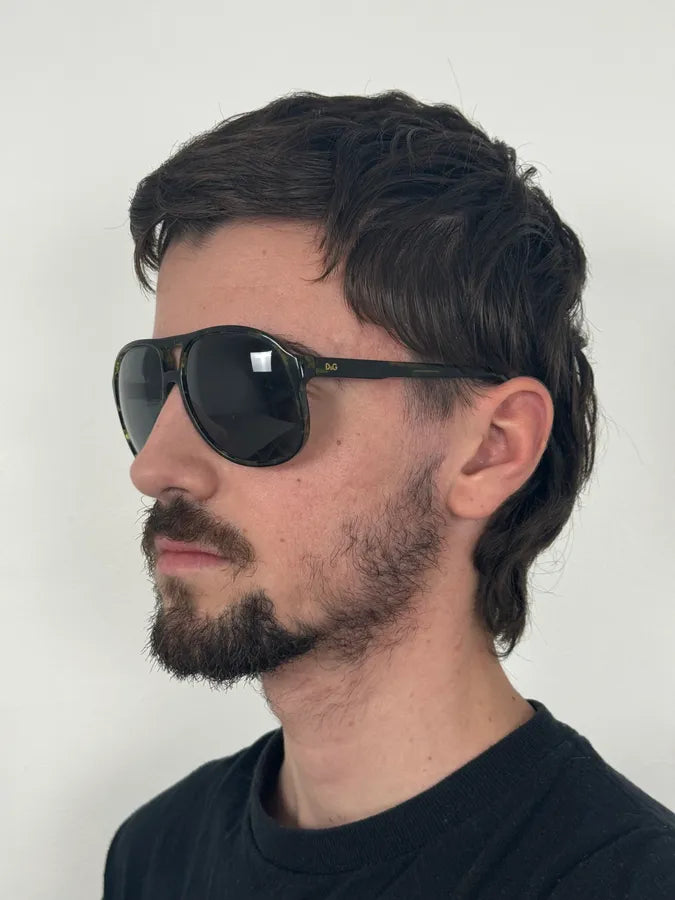 2000s Dolce & Gabbana Green Sunglasses haVvgrG 2