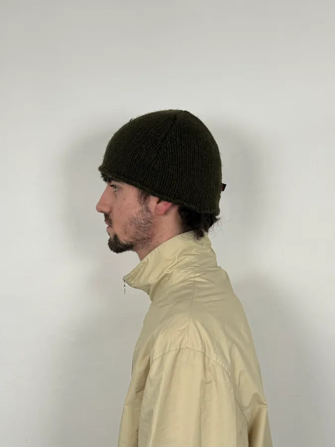 2000s Dolce & Gabbana Green Wool Beanie qdmPhMR 2