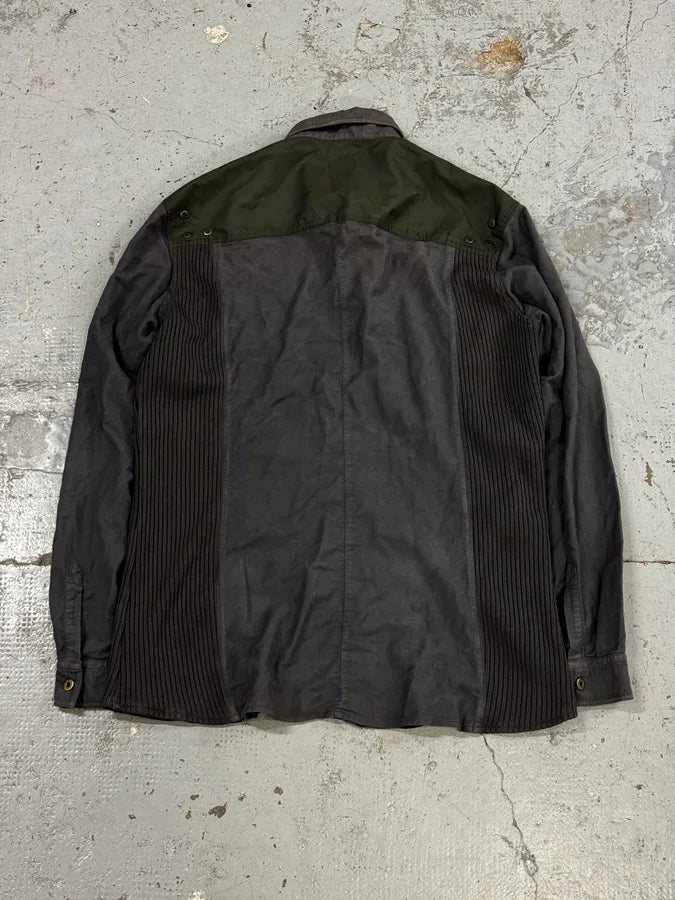 AW2003 Dolce & Gabbana Grey & Green Military Cargo Jacket  tlgXPjA 3