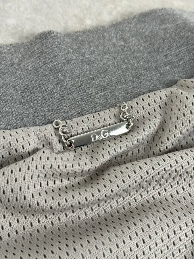 2000s Dolce & Gabbana Grey & Green Windbreaker Jacket zerFCsA 8