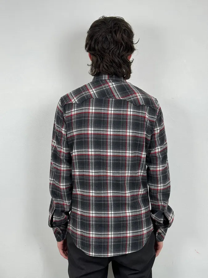 2000s Dolce & Gabbana Grey & Red Checkered Shirt bHYrcPu 2