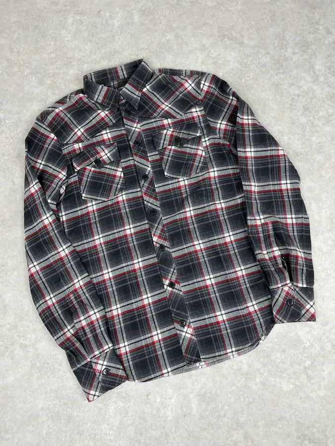 2000s Dolce & Gabbana Grey & Red Checkered Shirt bHYrcPu 3