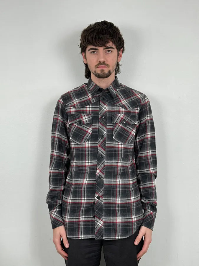 2000s Dolce & Gabbana Grey & Red Checkered Shirt bHYrcPu 1