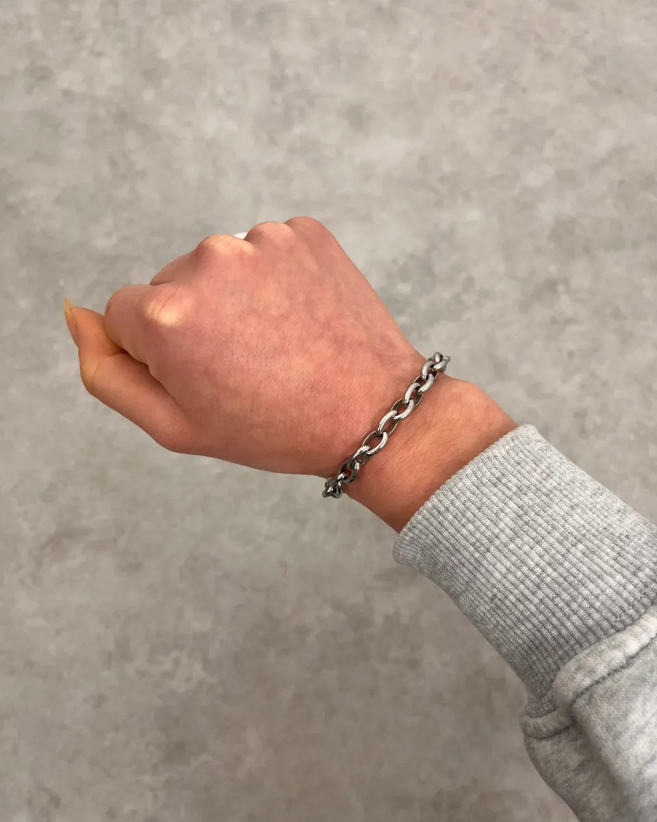 2000s Dolce & Gabbana Grey Anchor Chain Bracelet  HMkmpEj 1