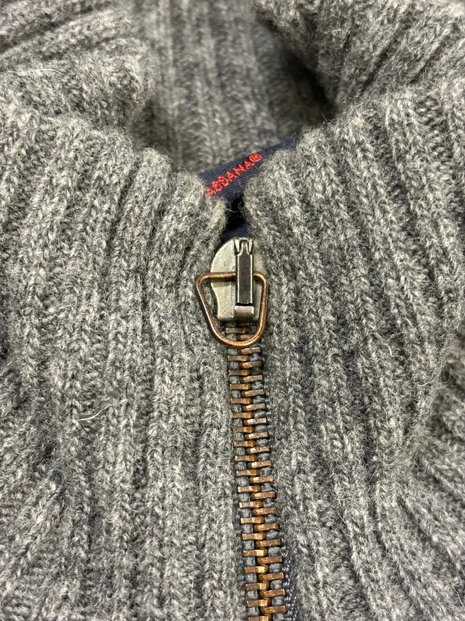 2000s Dolce & Gabbana Grey Wool Zip-Up Sweater rfYHZnU 7