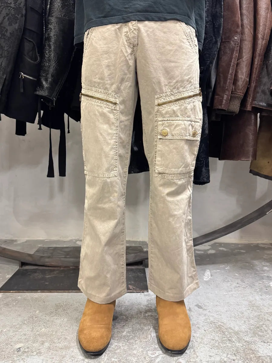 2000s Dolce & Gabbana Grey Army Cargo Pants (S) WOsvsex 1