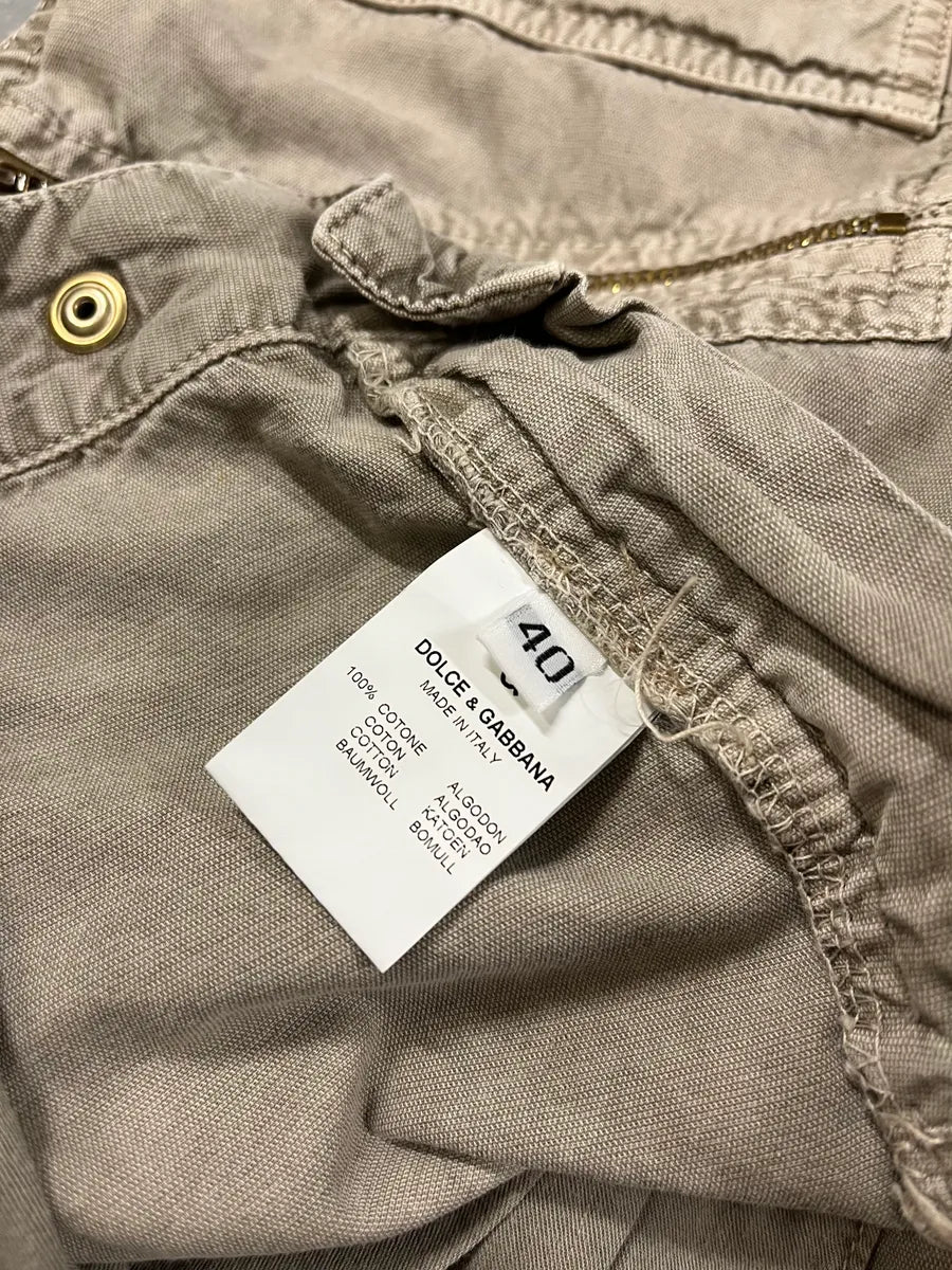 2000s Dolce & Gabbana Grey Army Cargo Pants (S) WOsvsex 10