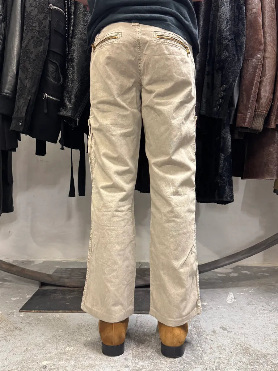 2000s Dolce & Gabbana Grey Army Cargo Pants (S) WOsvsex 3