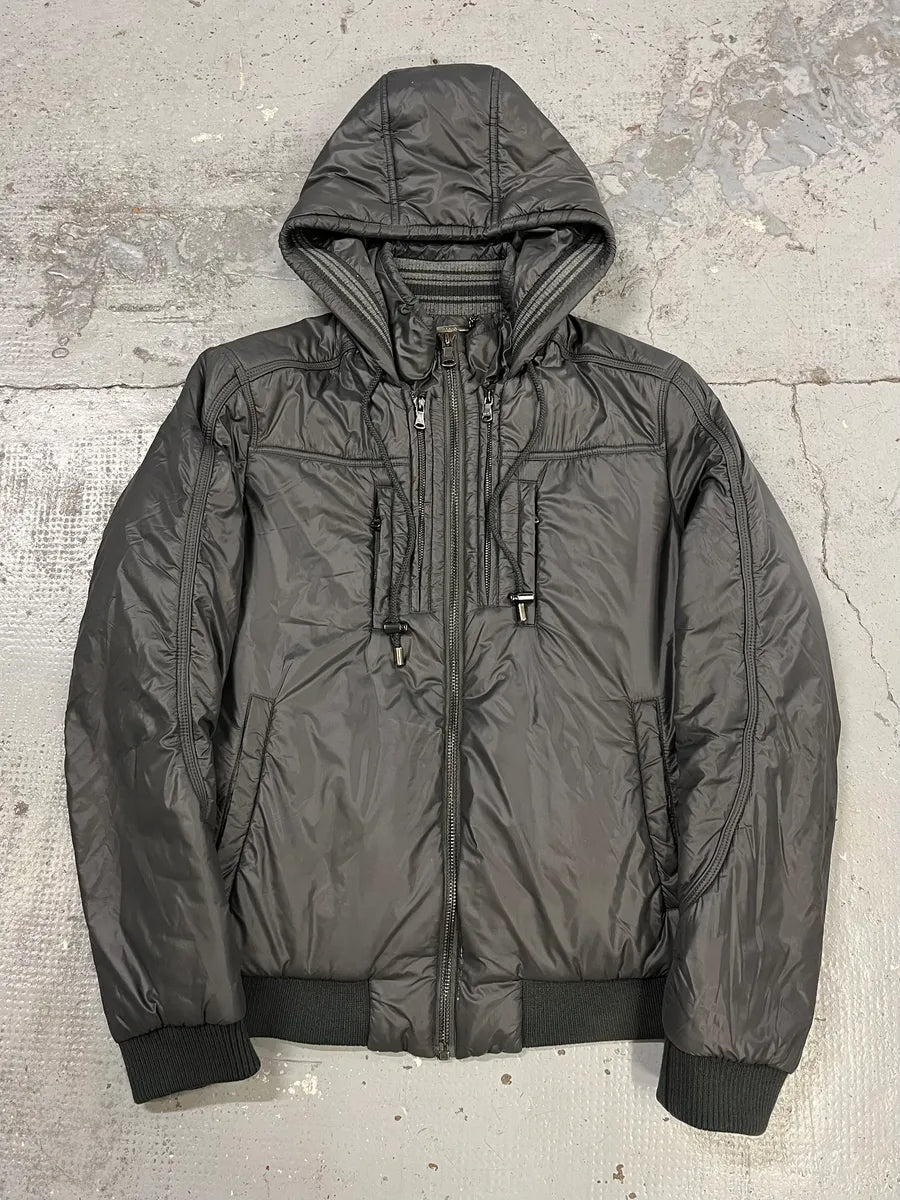 2000s Dolce & Gabbana Grey Astro Puffer Jacket bURQWqA 0