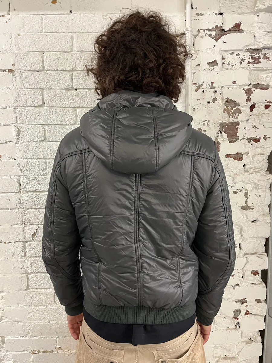 2000s Dolce & Gabbana Grey Astro Puffer Jacket bURQWqA 2