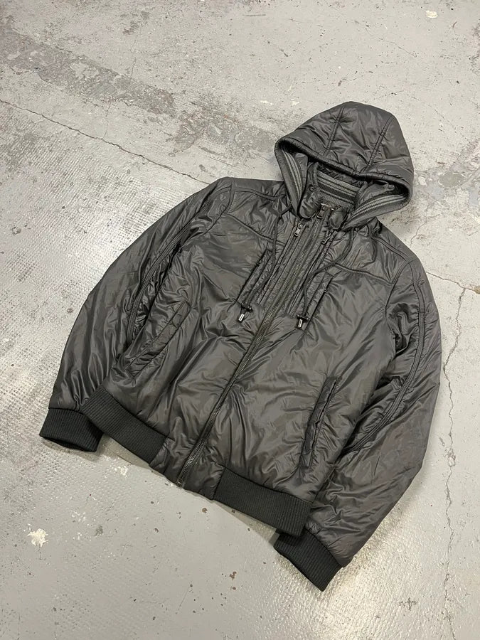 2000s Dolce & Gabbana Grey Astro Puffer Jacket bURQWqA 3