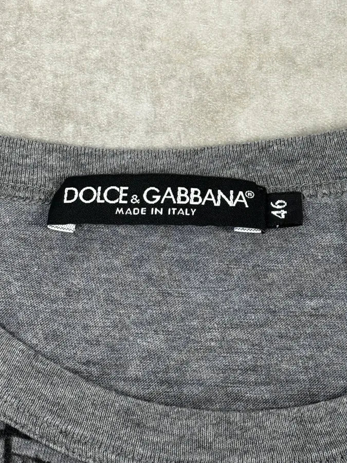 SS2015 Dolce & Gabbana Grey & Black Bull Corrida T-Shirt WNQIaJY 9