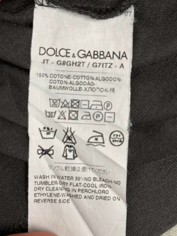 2010s Dolce & Gabbana Grey Baroque Guns T-Shirt pbJHUDu 7
