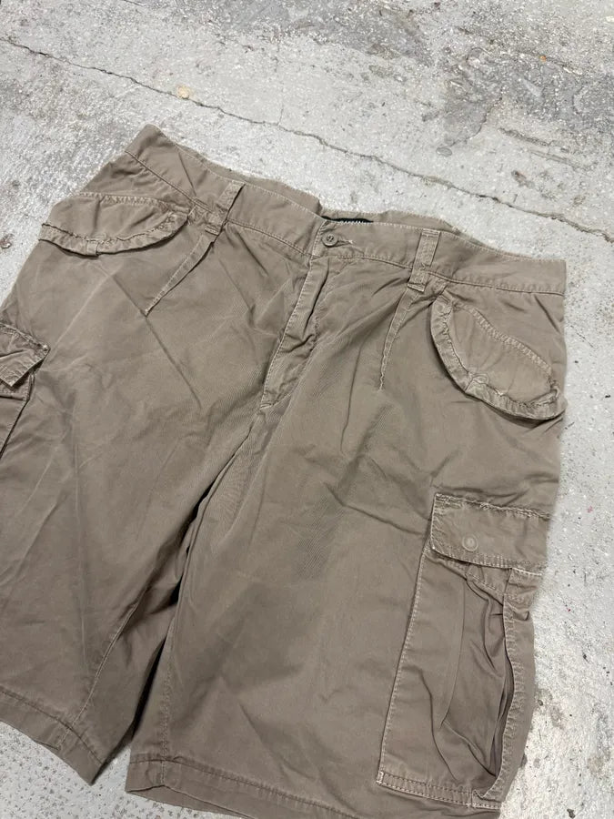 2000s Dolce & Gabbana Grey Beige Cargo Short OwkCYky 6