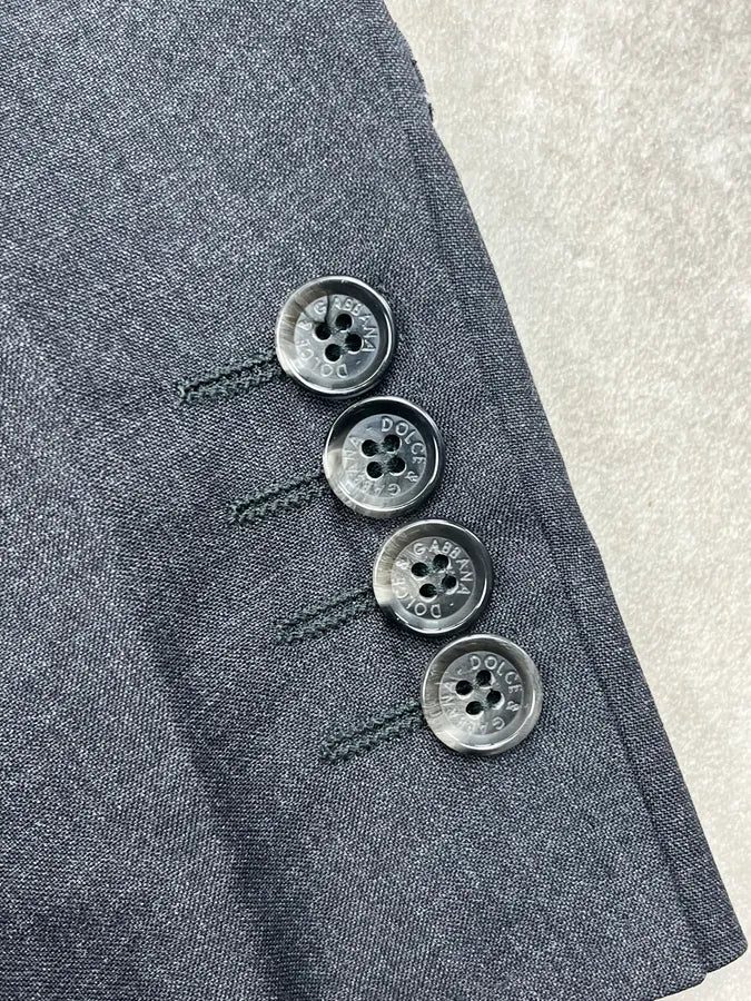 AW1999 Dolce & Gabbana Grey Premium Blazer Jacket EupoEXv 11