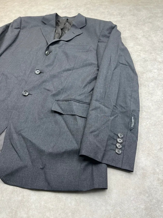 AW1999 Dolce & Gabbana Grey Premium Blazer Jacket EupoEXv 4