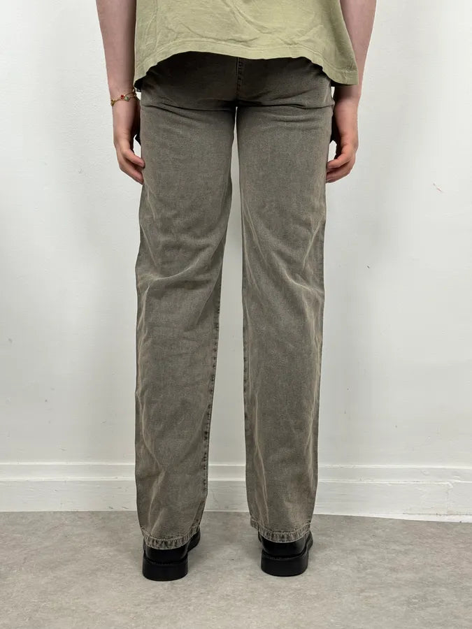 AW2003 Dolce & Gabbana Grey Bondage Pants NwmIRSJ 3
