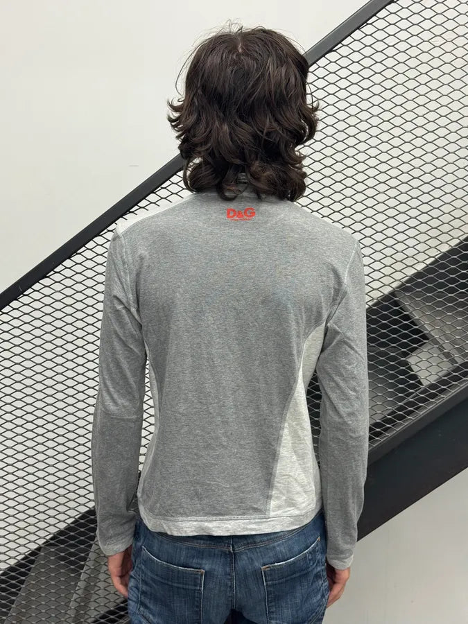 AW2004 Dolce & Gabbana Grey Sexy Bull Longsleeve mcgUjIk 2