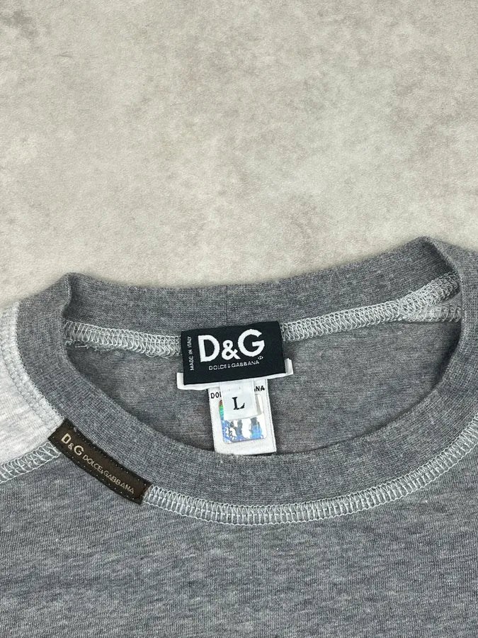 AW2004 Dolce & Gabbana Grey Sexy Bull Longsleeve mcgUjIk 7