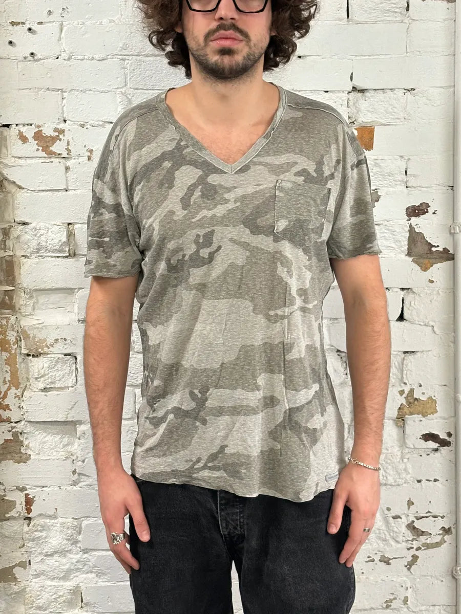 2000s Dolce & Gabbana Grey Camo T-Shirt JPZPCkr 1