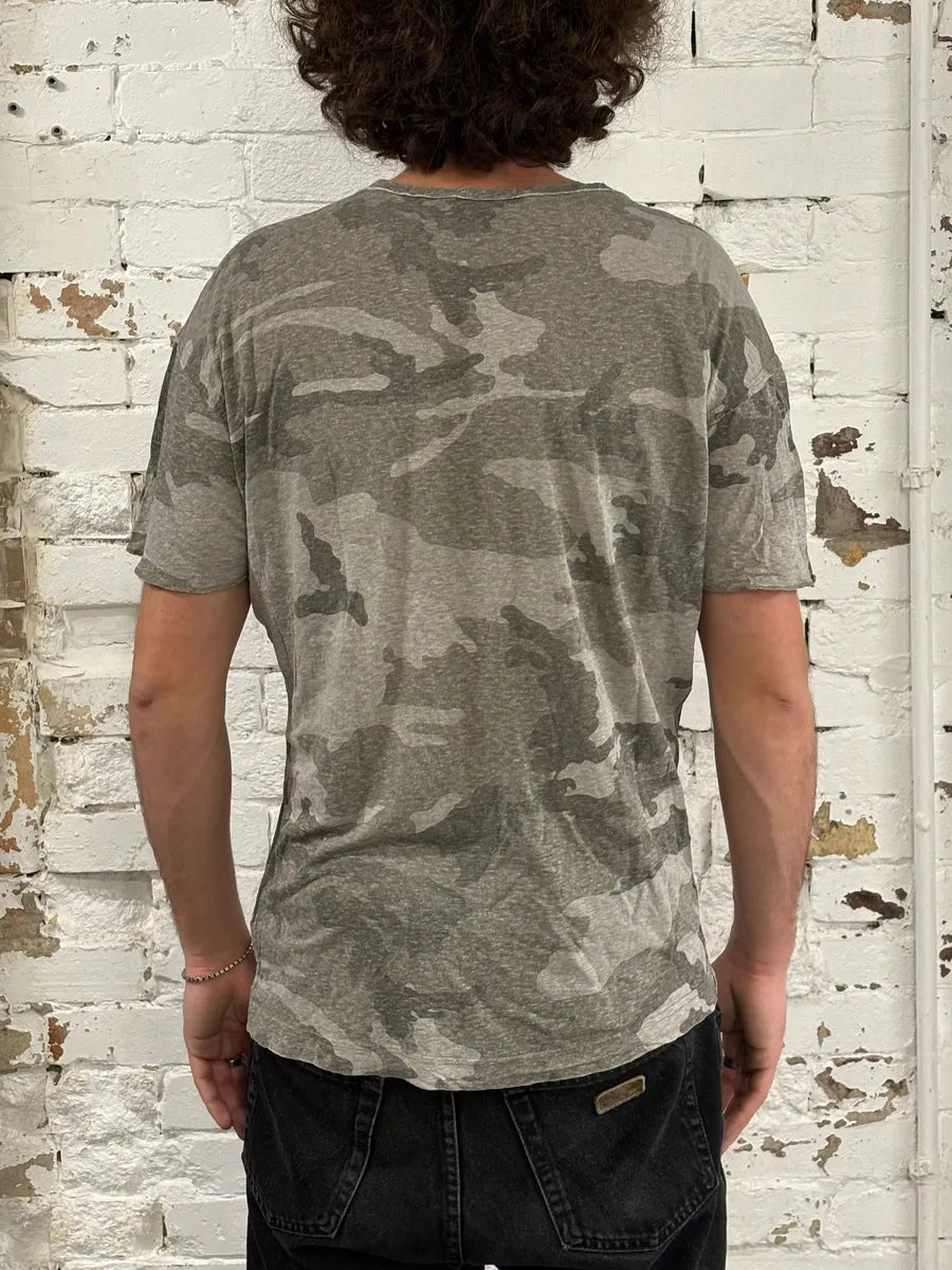 2000s Dolce & Gabbana Grey Camo T-Shirt JPZPCkr 2