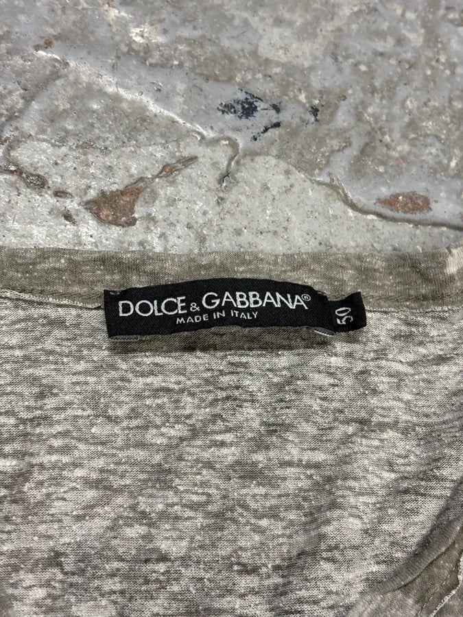 2000s Dolce & Gabbana Grey Camo T-Shirt JPZPCkr 7
