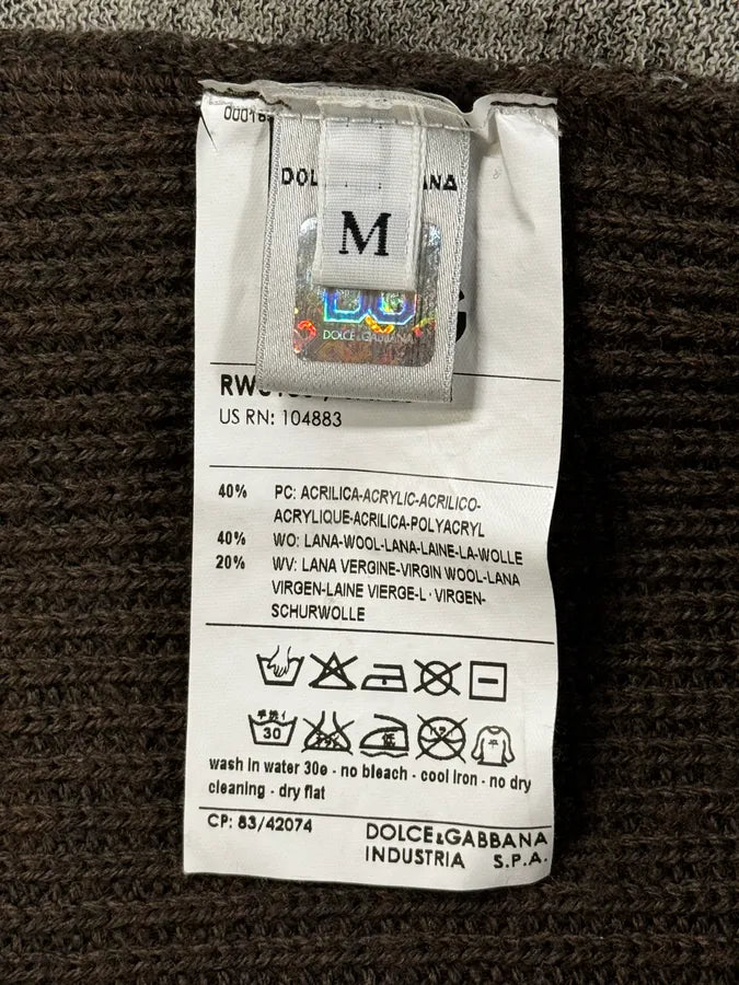 2000s Dolce & Gabbana Grey Cardigan Sweater kJuQfqt 9