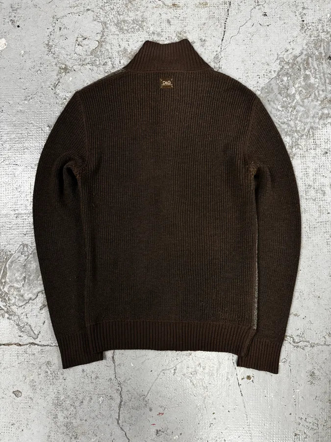 2000s Dolce & Gabbana Grey Cardigan Sweater kJuQfqt 3