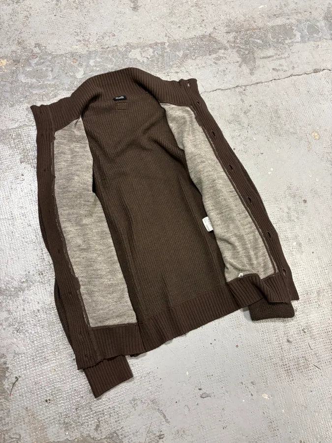 2000s Dolce & Gabbana Grey Cardigan Sweater kJuQfqt 6