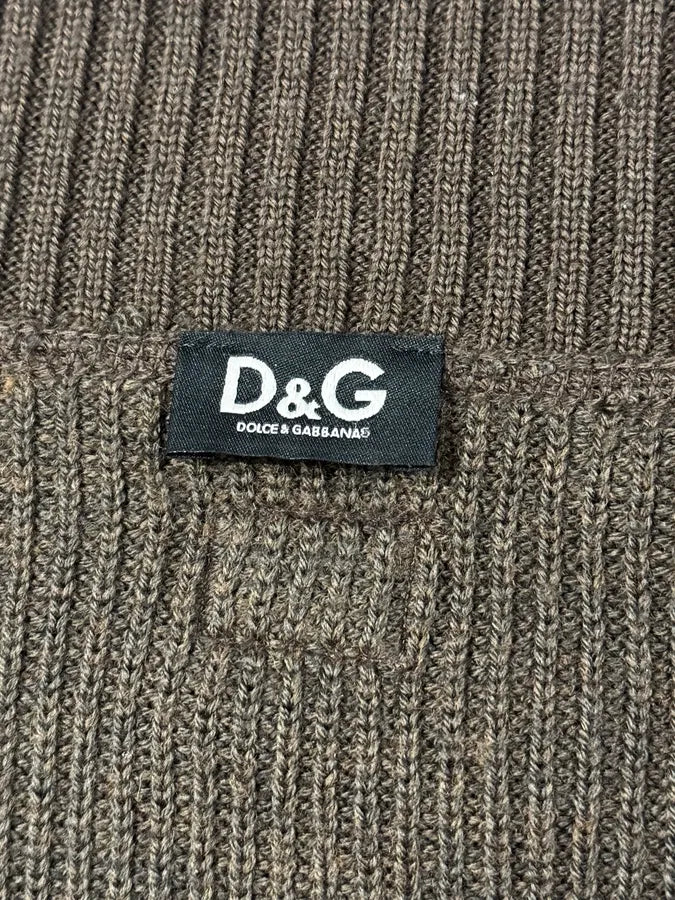 2000s Dolce & Gabbana Grey Cardigan Sweater kJuQfqt 7