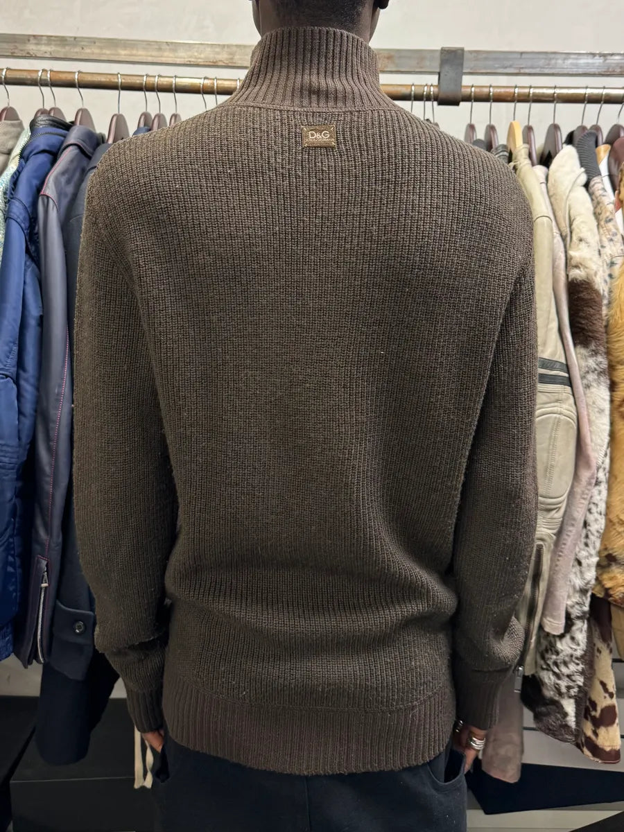 2000s Dolce & Gabbana Grey Cardigan Sweater kJuQfqt 4