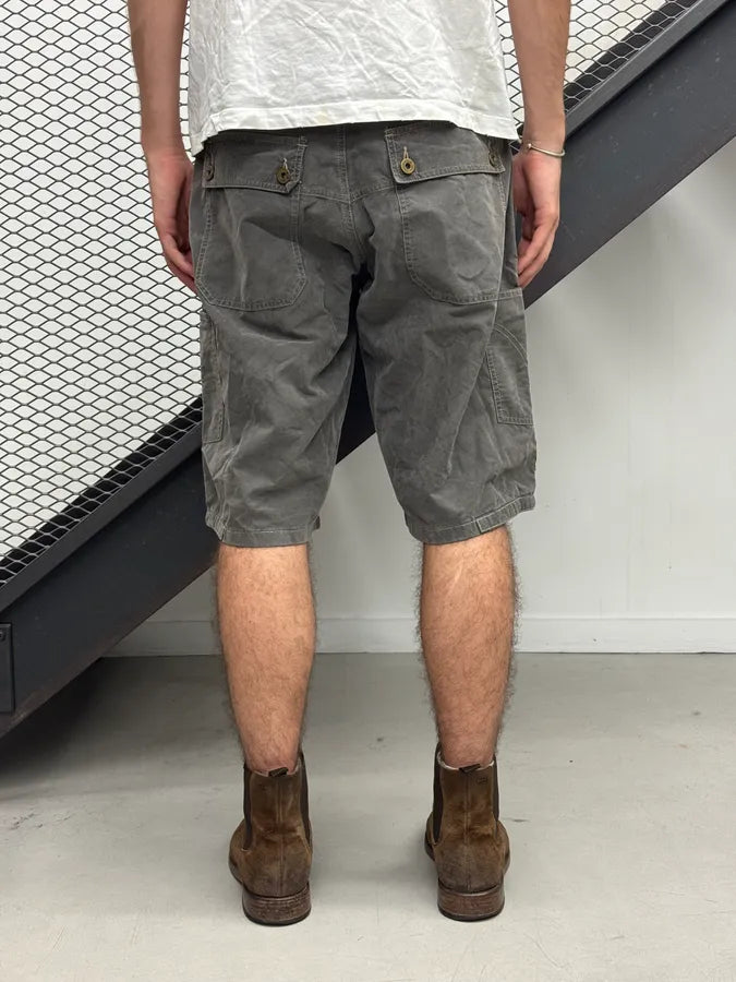 AW2003 Dolce & Gabbana Grey Cargo Military Zip Side  Short ePBYxlg 3