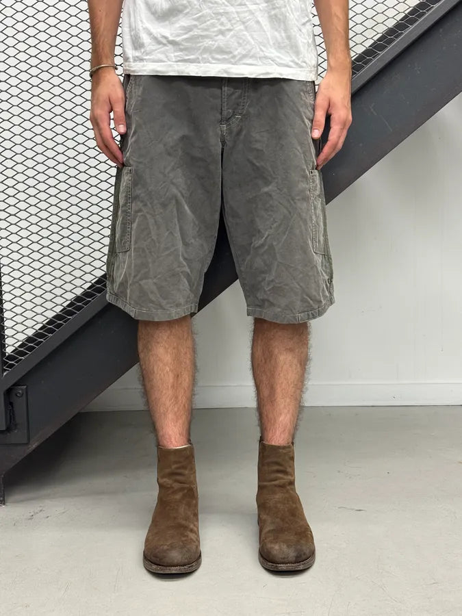 AW2003 Dolce & Gabbana Grey Cargo Military Zip Side  Short ePBYxlg 1