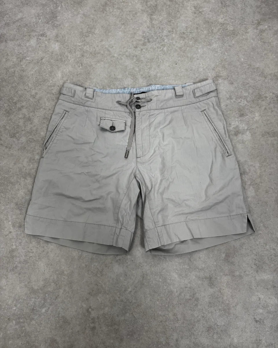 SS2005 Dolce & Gabbana Grey Cargo Shorts MDJhLZo 0