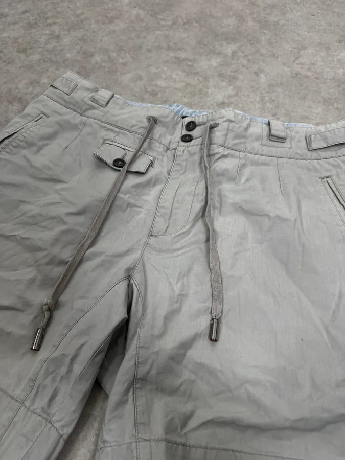 SS2005 Dolce & Gabbana Grey Cargo Shorts MDJhLZo 5