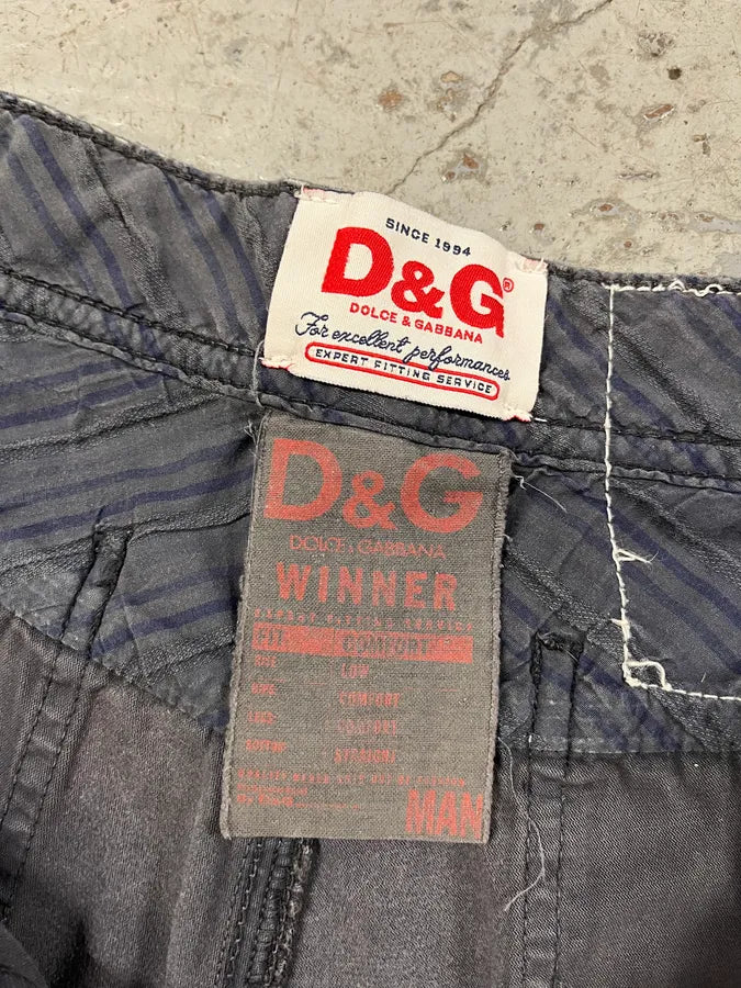 2000s Dolce & Gabbana Grey Cargo Shorts utmMGVo 5