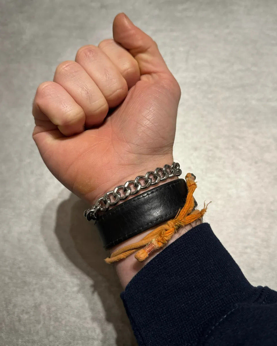 2000s Dolce & Gabbana Grey Chain Bracelet RPhqRBU 2