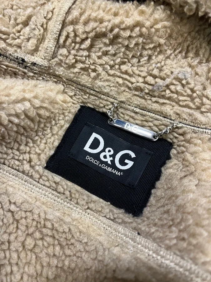 2000s Dolce & Gabbana Grey Charcoal Denim & Sherman Hooded Jacket kGahyvS 8