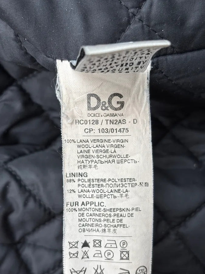 AW2009 Dolce & Gabbana Grey Classy Wool Caban Jacket ixrjaPF 11