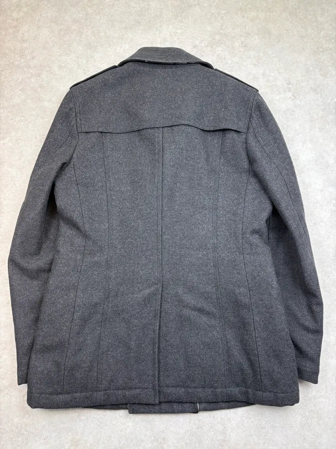 AW2009 Dolce & Gabbana Grey Classy Wool Caban Jacket ixrjaPF 5